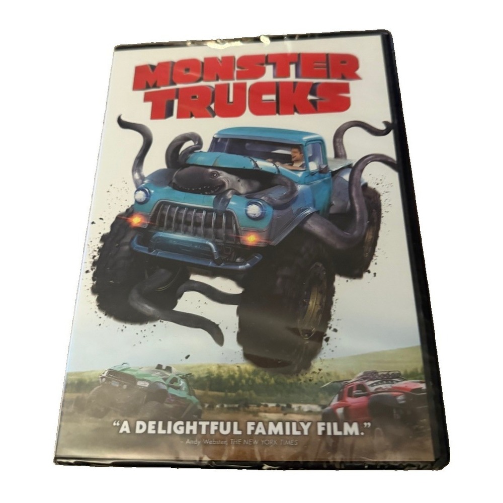 Monster Trucks (DVD, 2016) Brand New Factory Sealed Movie Kids